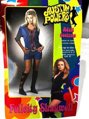 Felicity Shagwell 60’s Party Girlfriend of Austin Powers NWT- Disguise -  NOS